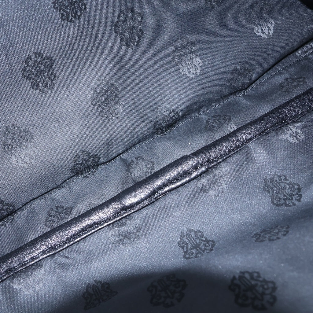 CHROME HEARTS(クロムハーツ) Leather 2WAY Bag フレアニー レザー ブリーフバッグ ブラック