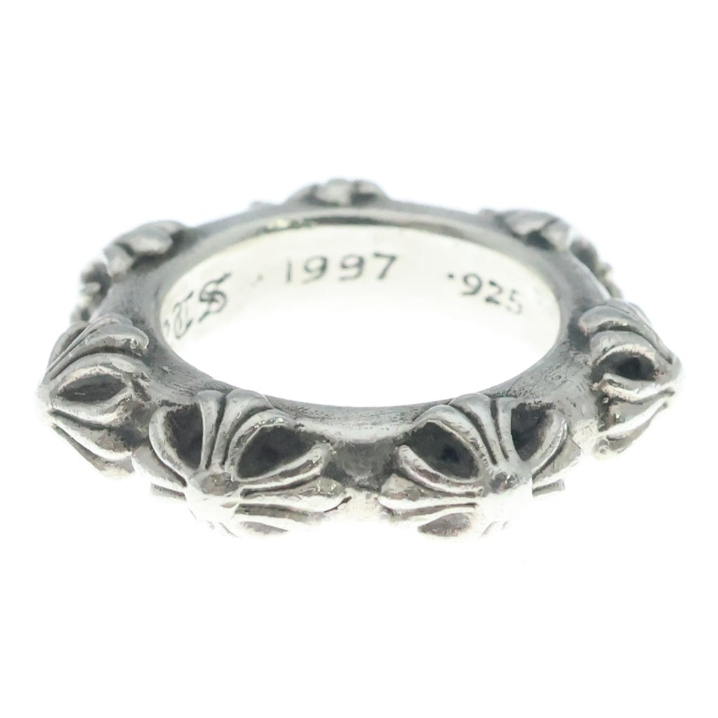 CHROME HEARTS(クロムハーツ) CROSS BAND クロスバンド リング シルバー BCA342