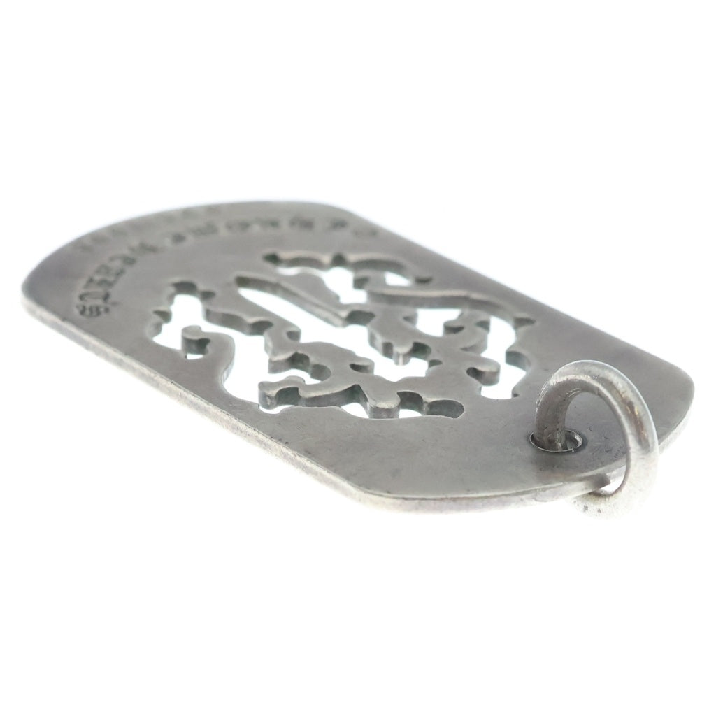 CHROME HEARTS(クロムハーツ) D TAG LRG DAGGER ヴァインダガーカットアウトドッグタグ ラージ ペンダントトップ シルバー BCA240