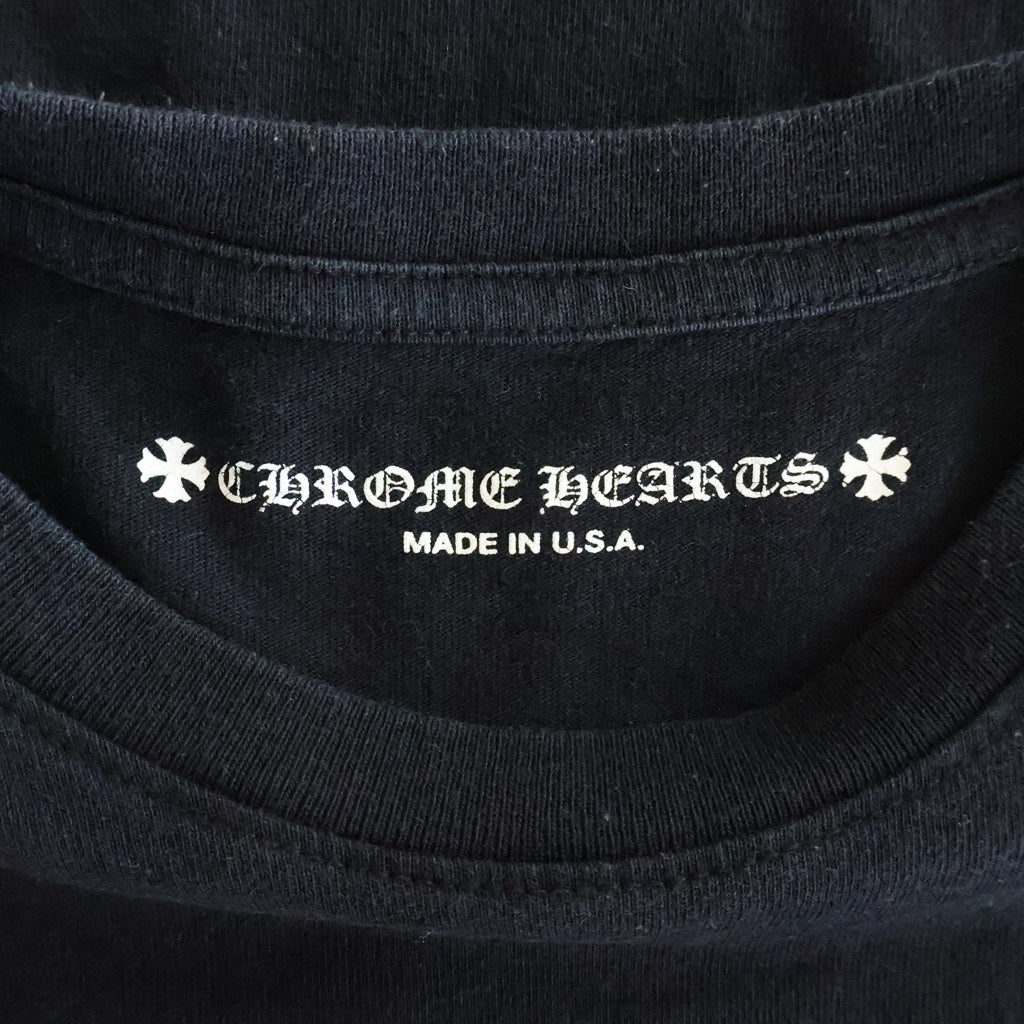 CHROME HEARTS(クロムハーツ) 99 EYES CHOMPER S/S BOYバックプリントTシャツカットソー ブラック/マルチ