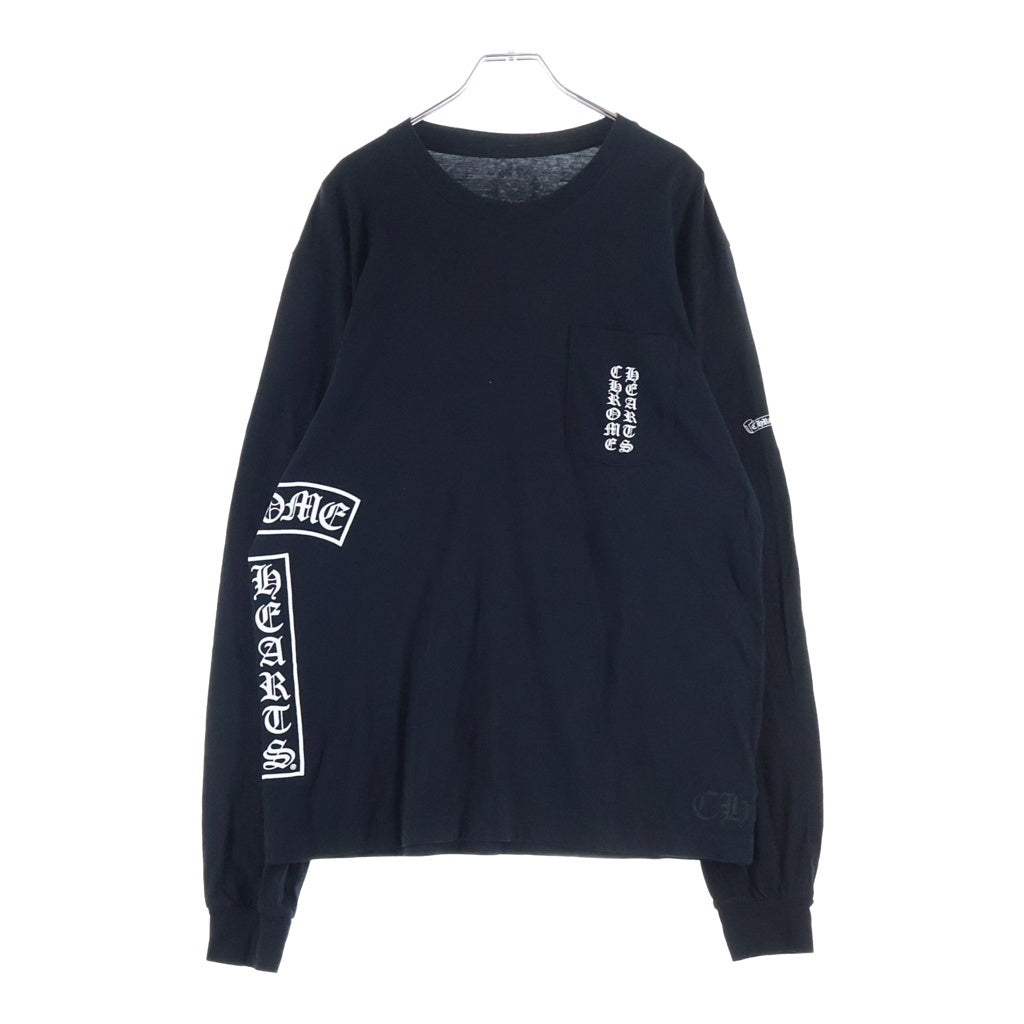 CHROME HEARTS(クロムハーツ) CH L/S T BAR 英字ロゴ Tバープリント 長袖Tシャツカットソー