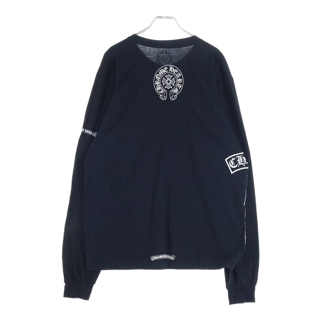 CHROME HEARTS(クロムハーツ) CH L/S T BAR 英字ロゴ Tバープリント 長袖Tシャツカットソー