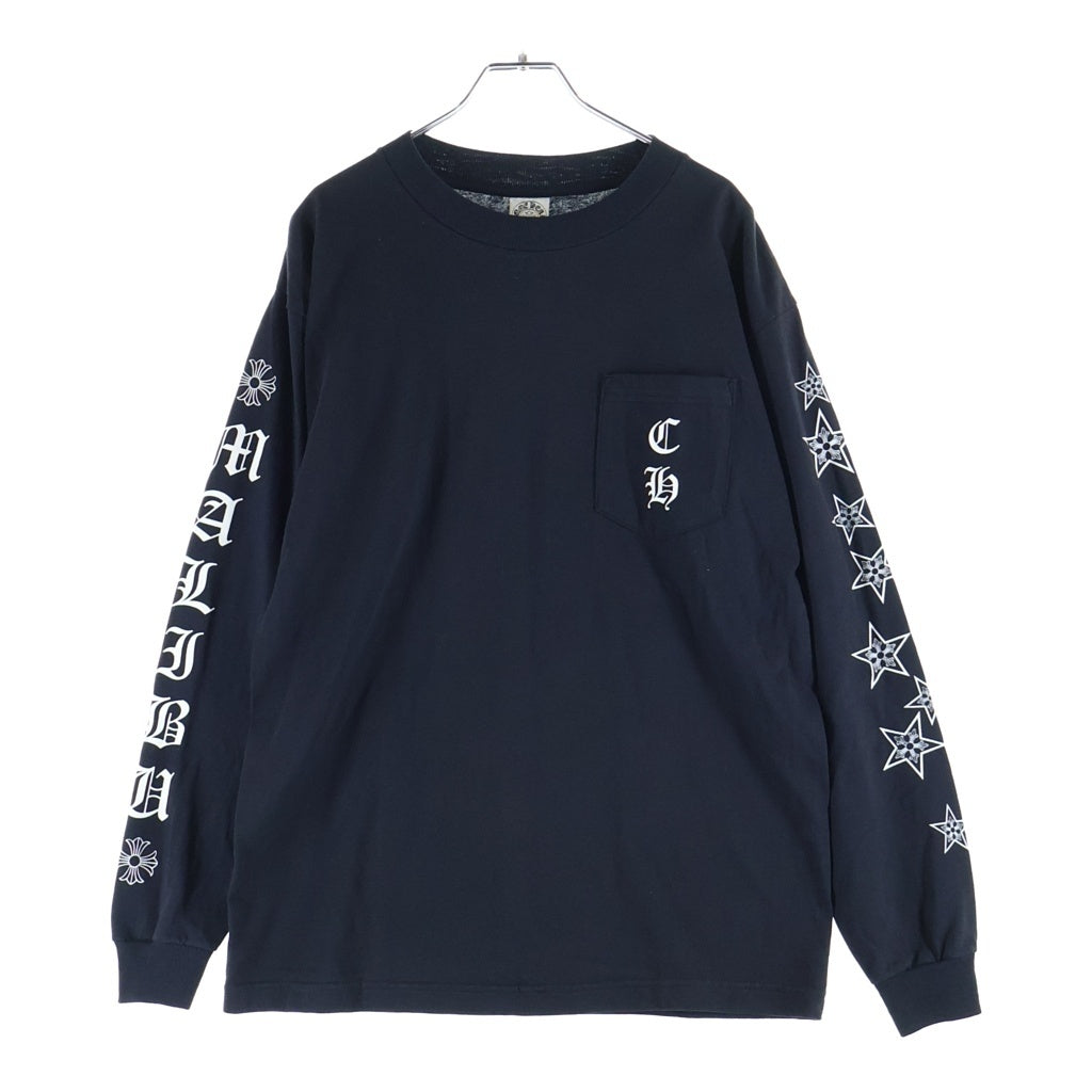 CHROME HEARTS(クロムハーツ) OLD STAR L/S オールド バックホースシュースタープリント 長袖Tシャツ