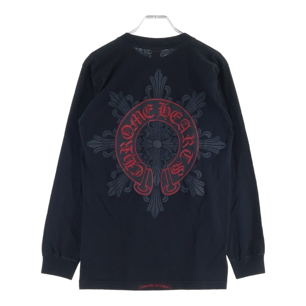 CHROME HEARTS(クロムハーツ) OLD FLORAL L/S オールド バックホースシューフローラルプリント 長袖Tシャツ