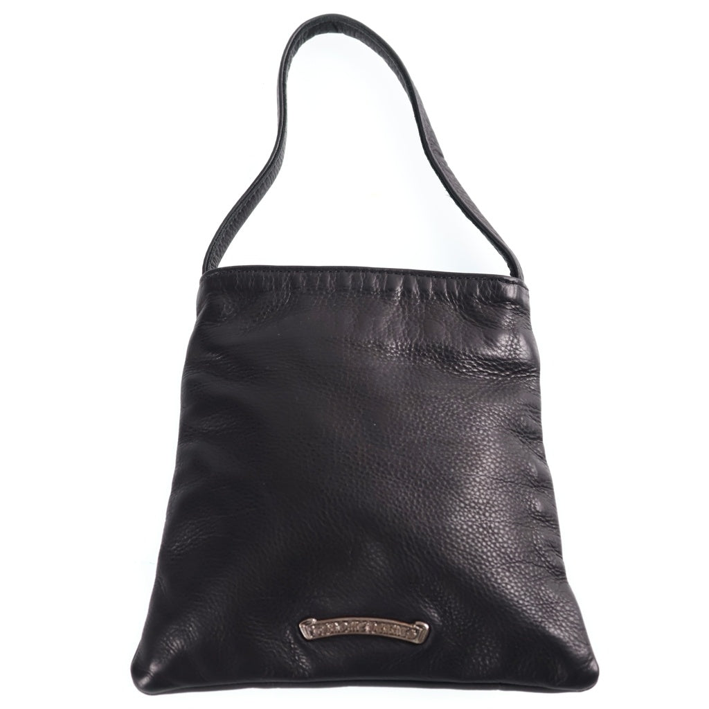 CHROME HEARTS(クロムハーツ) DRACULA ドラキュラ ダガーチャームレザーハンドバッグ ブラック