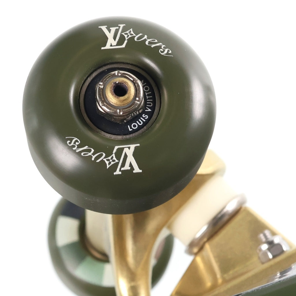 LOUIS VUITTON(ルイヴィトン) Lovers Skateboard GI1028 ダモフラージュ スケートボード グリーン レディース