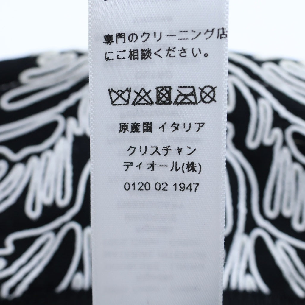 Christian Dior(クリスチャンディオール) D-BOBBY エンブロイダリー 刺繍 総柄 バケットハット 帽子 31ORN923X131 レディース