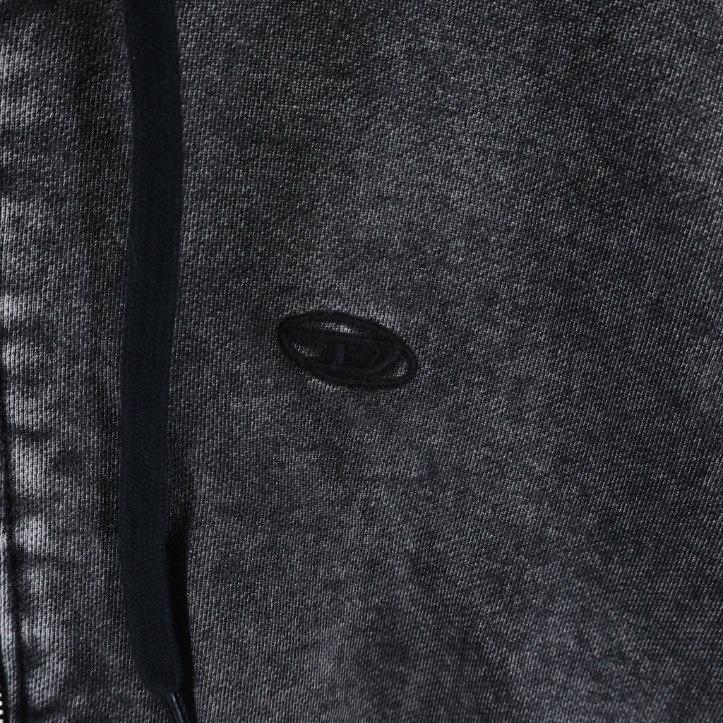 DIESEL(ディーゼル) S-BOXT-HOOD-ZIP-DEN A22809 ジップアップパーカー グレー ー
