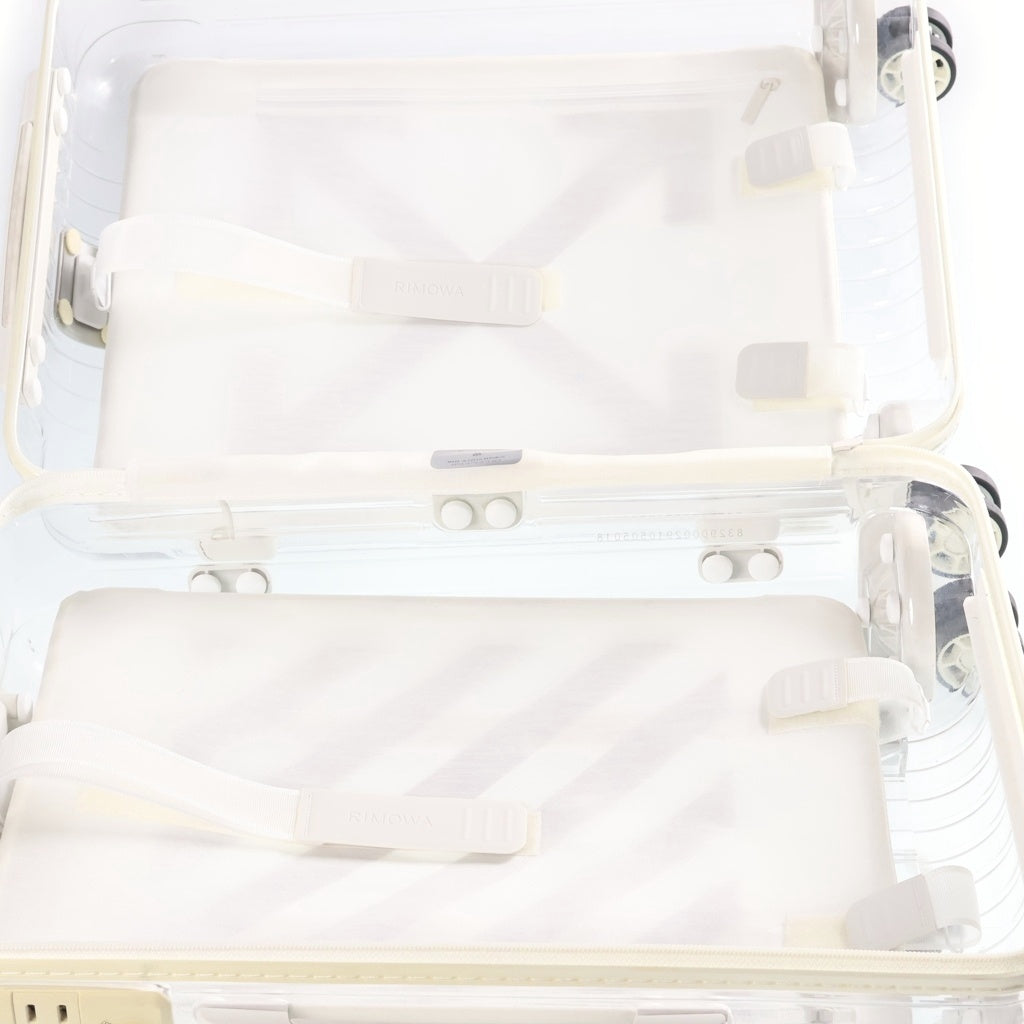 OFF-WHITE(オフホワイト) ×RIMOWA Essential See Through リモア エッセンシャル トラベルキャリー クリア