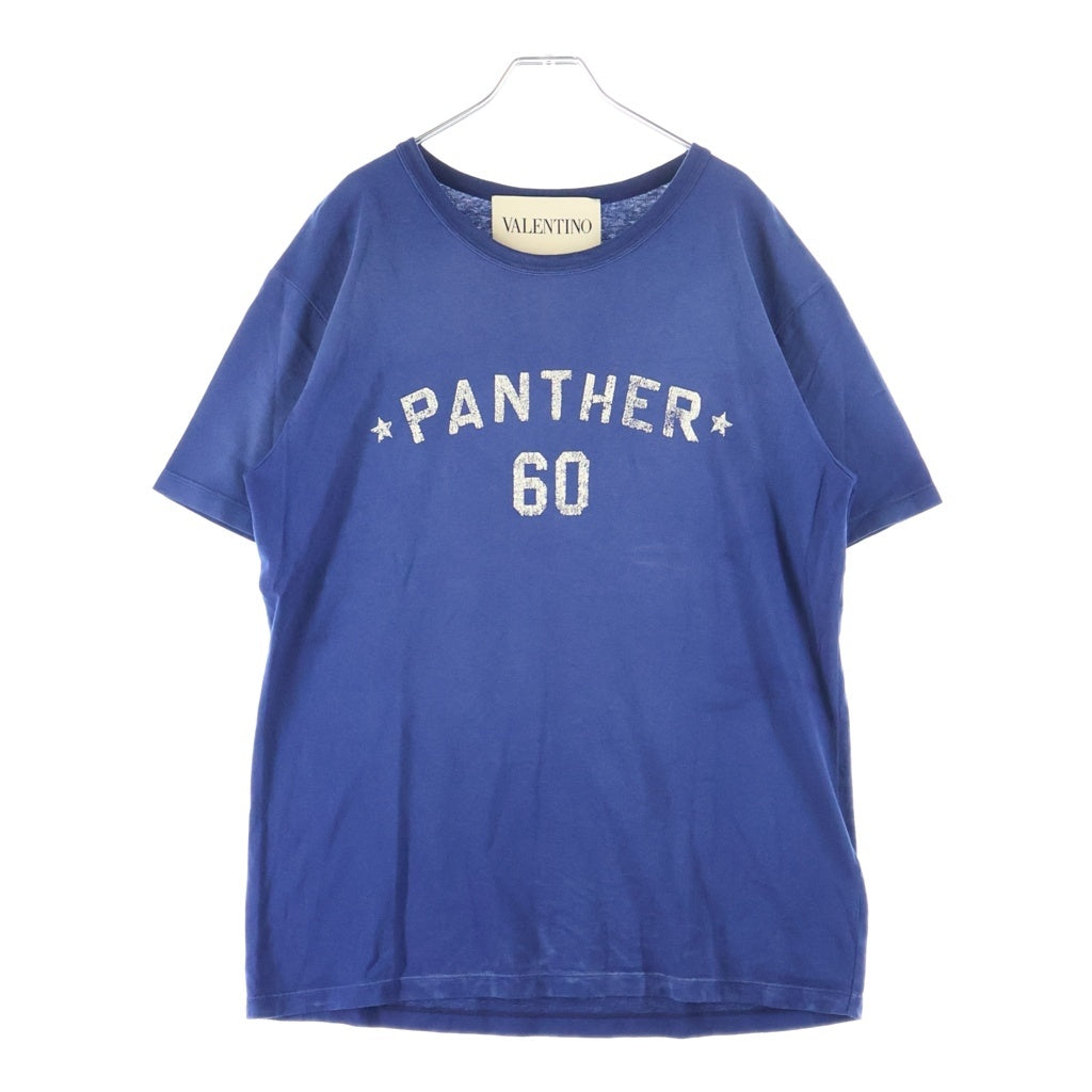 VALENTINO(ヴァレンティノ) Chez Valentino TEE 7V3MG17EAYD ロゴプリント 半袖Tシャツ カットソー ネイビー