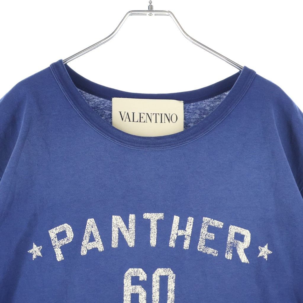VALENTINO(ヴァレンティノ) Chez Valentino TEE 7V3MG17EAYD ロゴプリント 半袖Tシャツ カットソー ネイビー