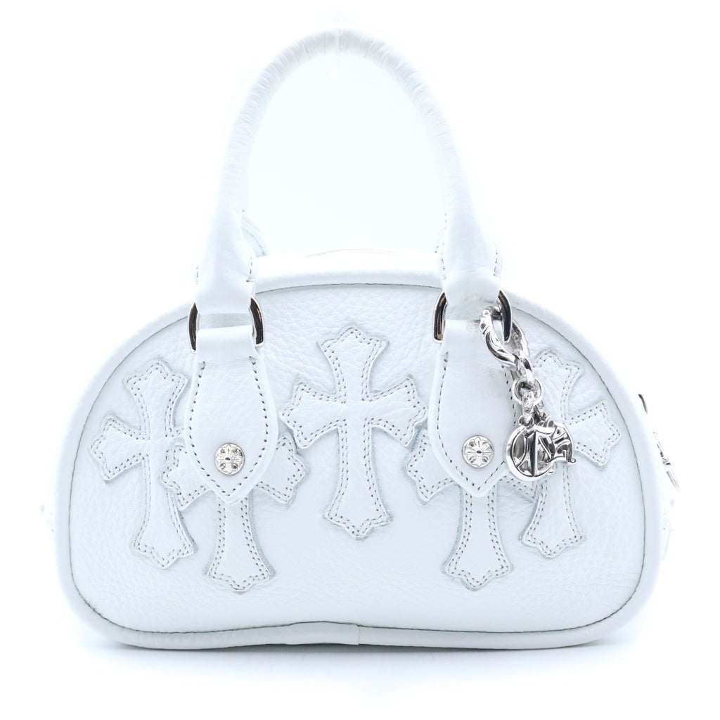 CHROME HEARTS(クロムハーツ) TINY GYM BAG タイニージムバッグ クロスパッチレザーハンドバッグ