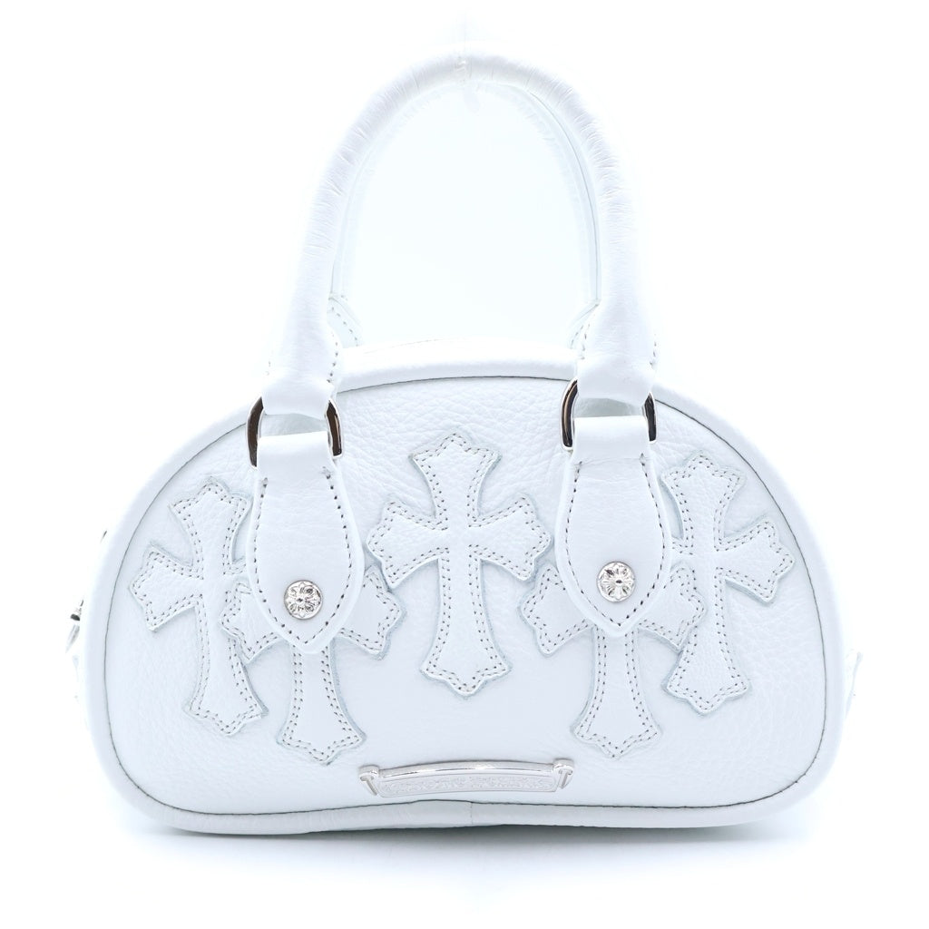 CHROME HEARTS(クロムハーツ) TINY GYM BAG タイニージムバッグ クロスパッチレザーハンドバッグ
