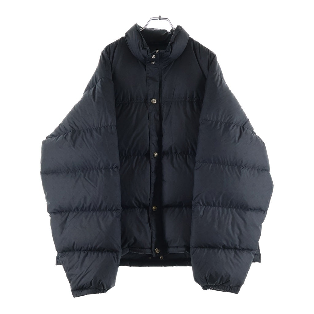 CHROME HEARTS(クロムハーツ) STIFF V2 FBRC スティッフ CHプラス総柄クロスボールボタンダウンジャケット ブラック/シルバー