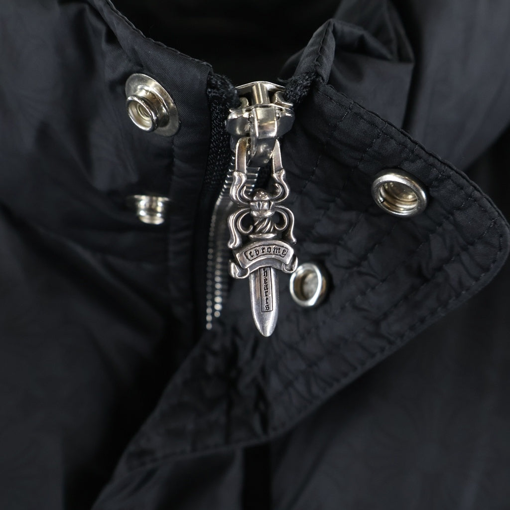 CHROME HEARTS(クロムハーツ) STIFF V2 FBRC スティッフ CHプラス総柄クロスボールボタンダウンジャケット ブラック/シルバー