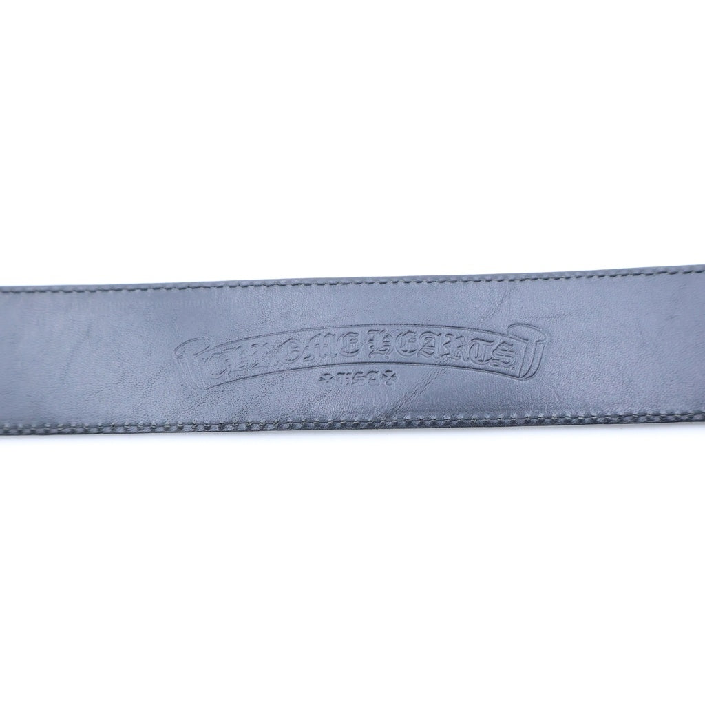CHROME HEARTS(クロムハーツ) OVAL CROSS STRAP1.5クラシックオーバルクロスバックル タンクカモストラップ レザーベルト シルバー/カモフラージュ