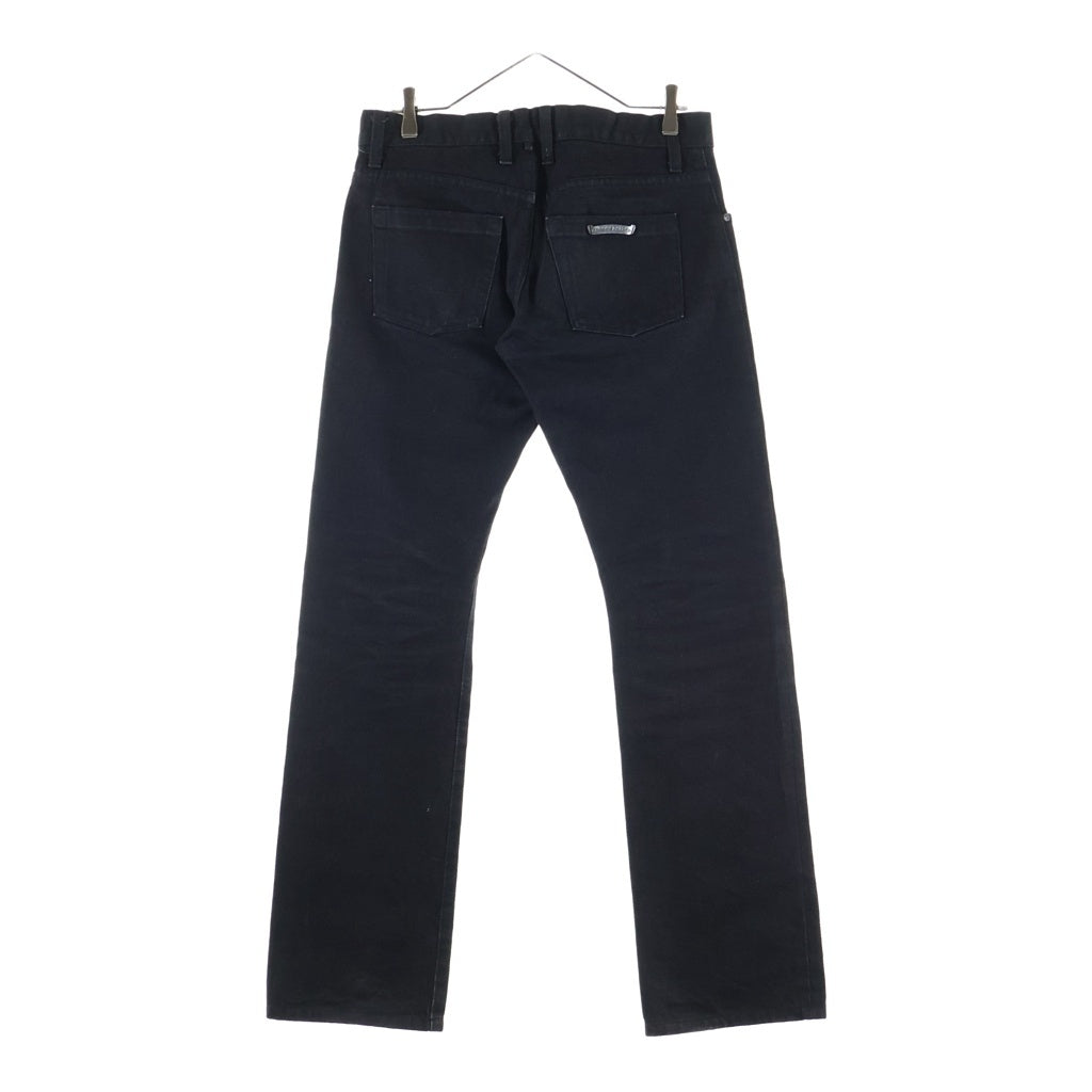 CHROME HEARTS(クロムハーツ) OLD 5POCKET STRAIGHT DENIM PANTS オールド デニムストレートパンツ 5ポケット ブラック/シルバー
