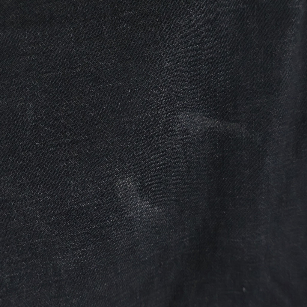 CHROME HEARTS(クロムハーツ) OLD 5POCKET STRAIGHT DENIM PANTS オールド デニムストレートパンツ 5ポケット ブラック/シルバー