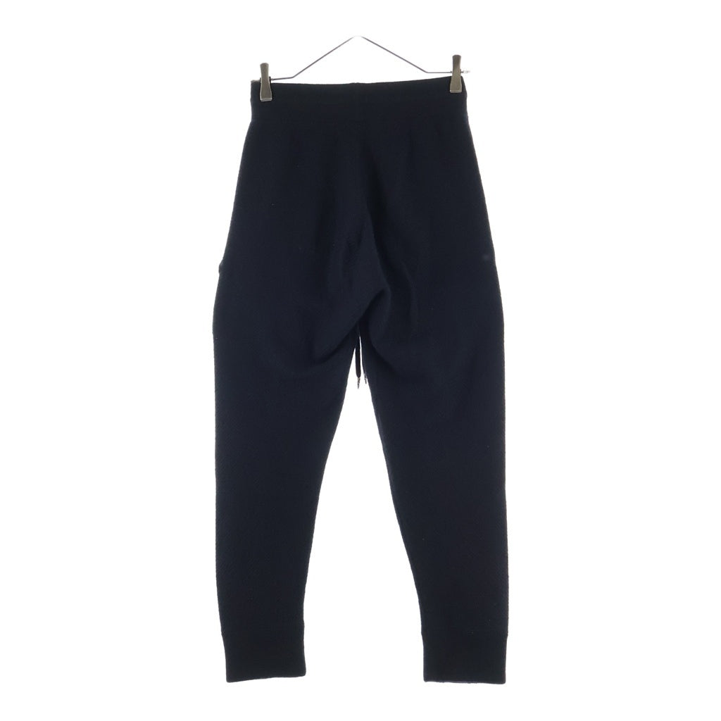 CHROME HEARTS(クロムハーツ) CROSS PATCH CASHMERE SWEAT PANTS クロスパッチ付き カシミアスウェットパンツ ブラック