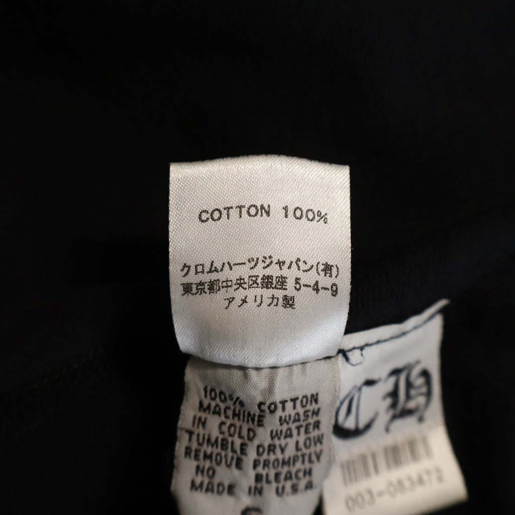 CHROME HEARTS(クロムハーツ) OLD SWTSHRT HD ZIP CHプラスプリントパーカー ブラック