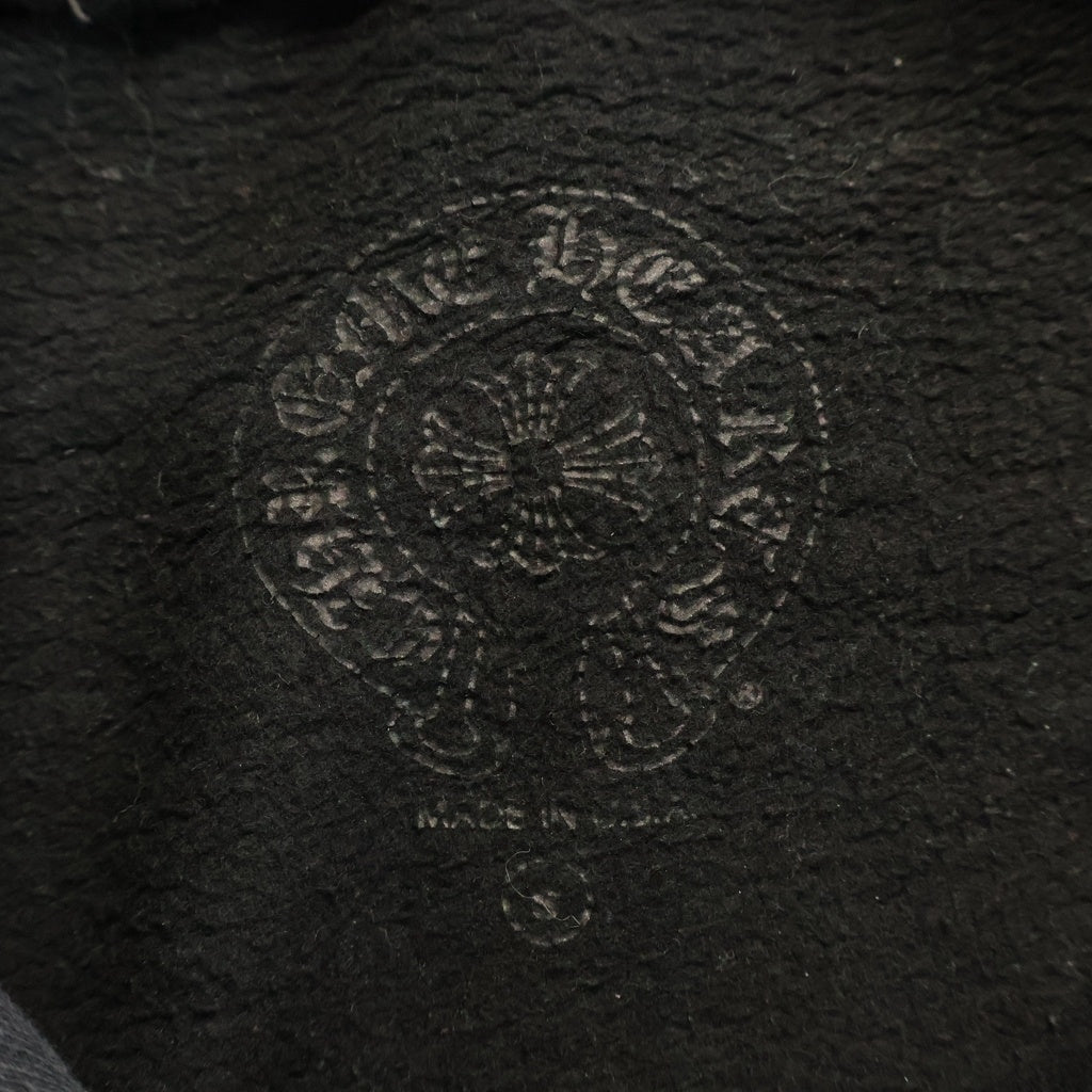 CHROME HEARTS(クロムハーツ) MARINA ABRAMOVIC HOODIE ロゴプリントプルオーバーパーカー ブラック