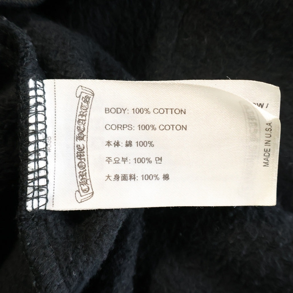 CHROME HEARTS(クロムハーツ) MARINA ABRAMOVIC HOODIE ロゴプリントプルオーバーパーカー ブラック