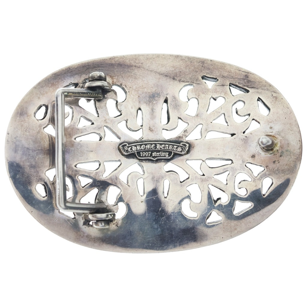 CHROME HEARTS(クロムハーツ) BUCKL OVAL CROSS LARGE ラージクラシックオーバルクロス シルバーバックル