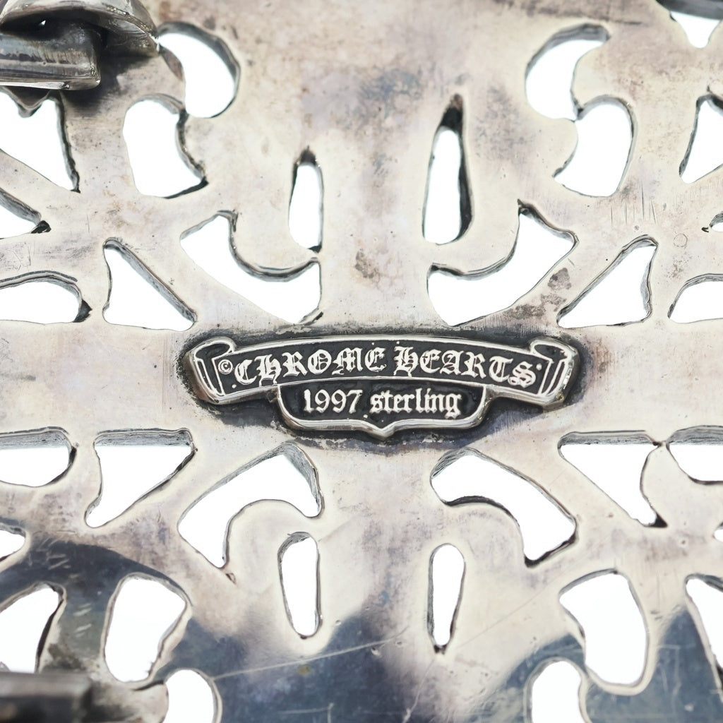 CHROME HEARTS(クロムハーツ) BUCKL OVAL CROSS LARGE ラージクラシックオーバルクロス シルバーバックル