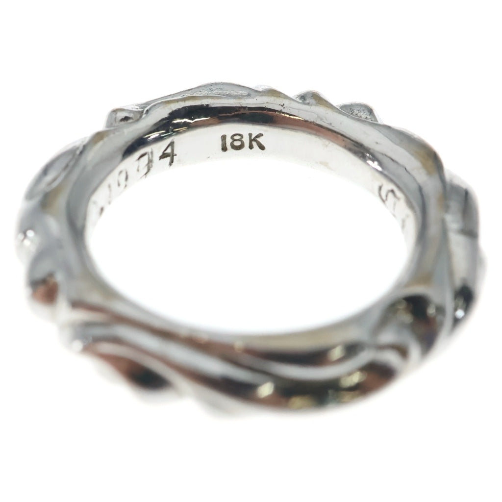CHROME HEARTS(クロムハーツ) 18K SCRL BAND スクロールバンド リング ゴールド
