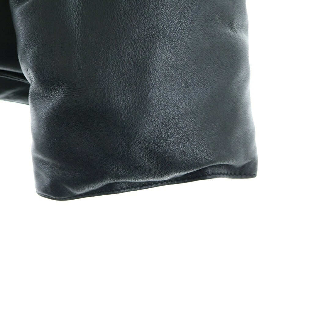 CHROME HEARTS(クロムハーツ) STIFF LTHR スティッフ レザーダウンジャケット ブラック