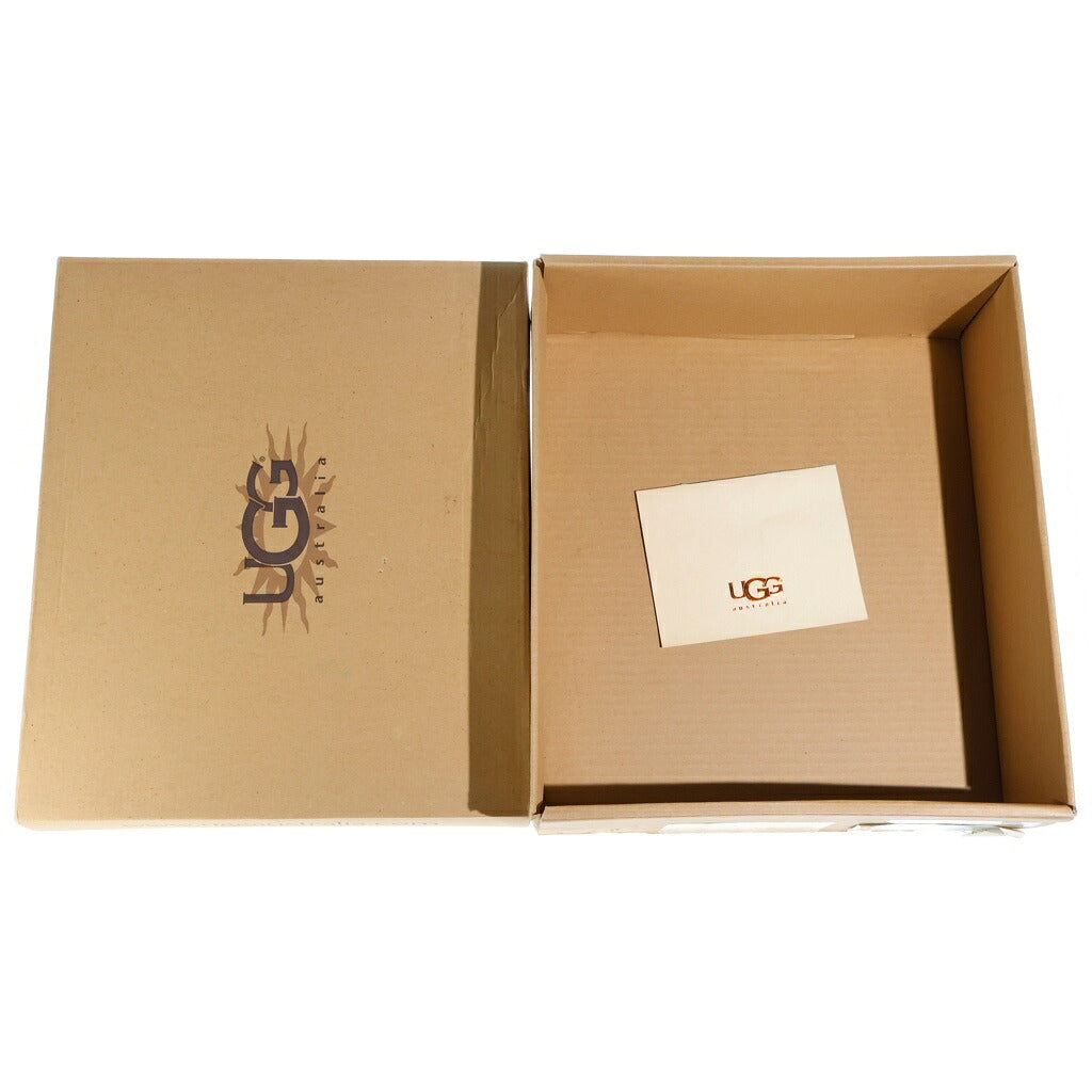 CHROME HEARTS(クロムハーツ) UGG MIAMI LTD アグ BSフレア装飾ムートンレザーブーツ カモフラ/ベージュ/ブラウン