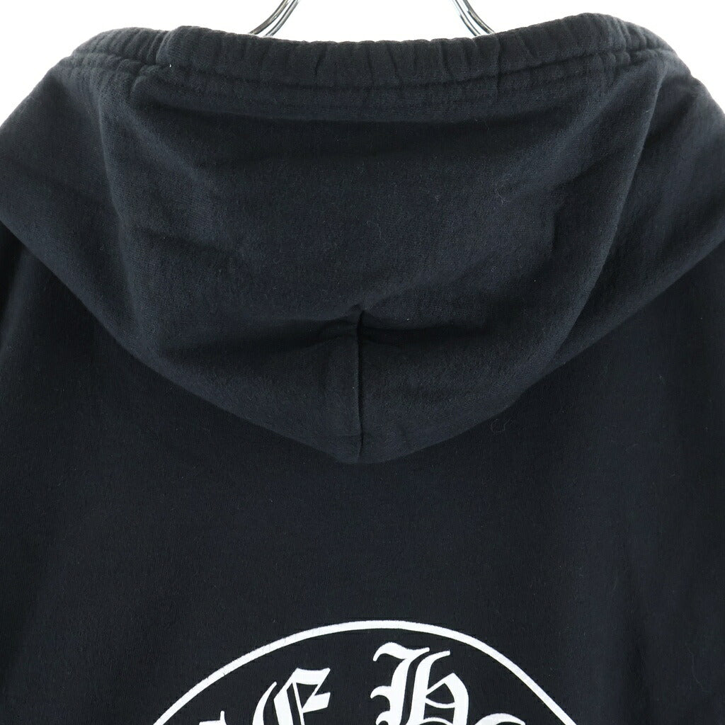 CHROME HEARTS(クロムハーツ) SWTSHRT HD ZIP LTD 大阪限定バックホースシュープリントジップアップパーカー ブラック
