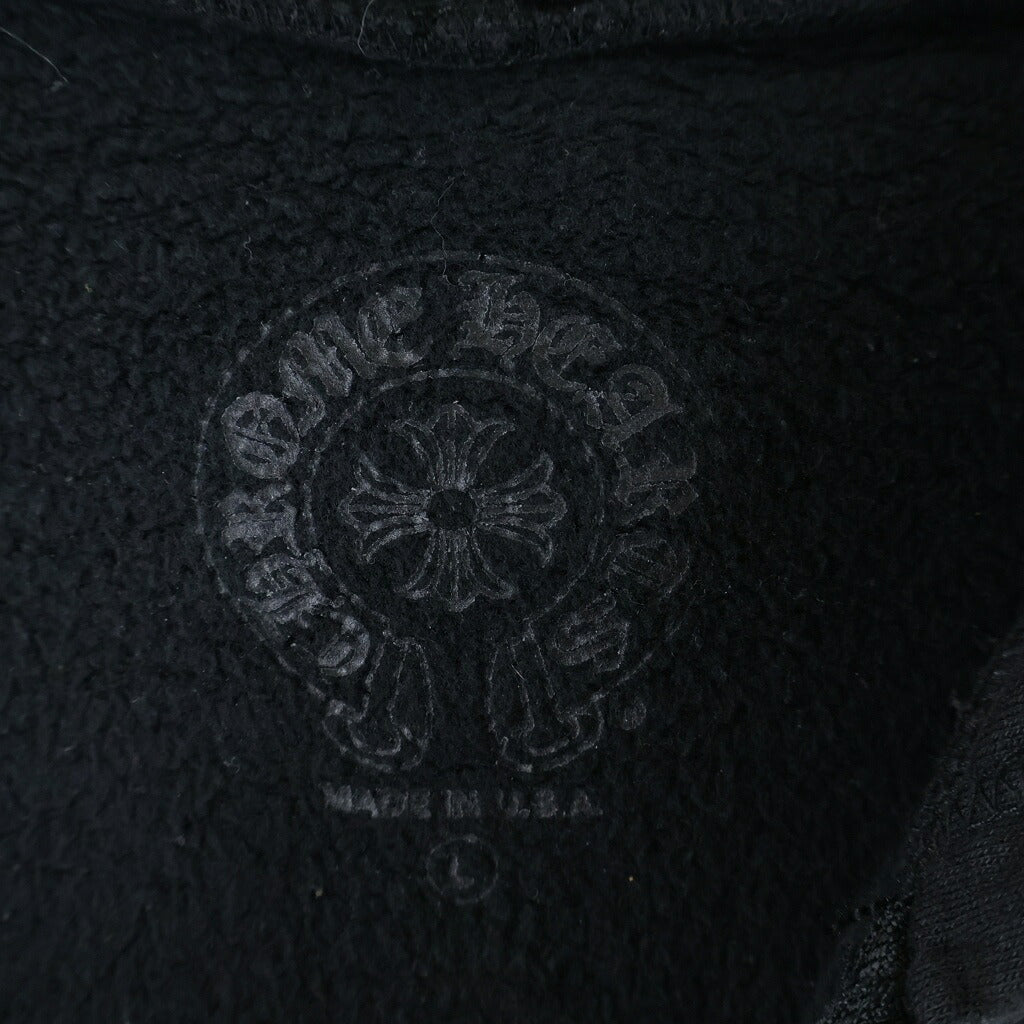 CHROME HEARTS(クロムハーツ) SWTSHRT HD ZIP LTD 大阪限定バックホースシュープリントジップアップパーカー ブラック