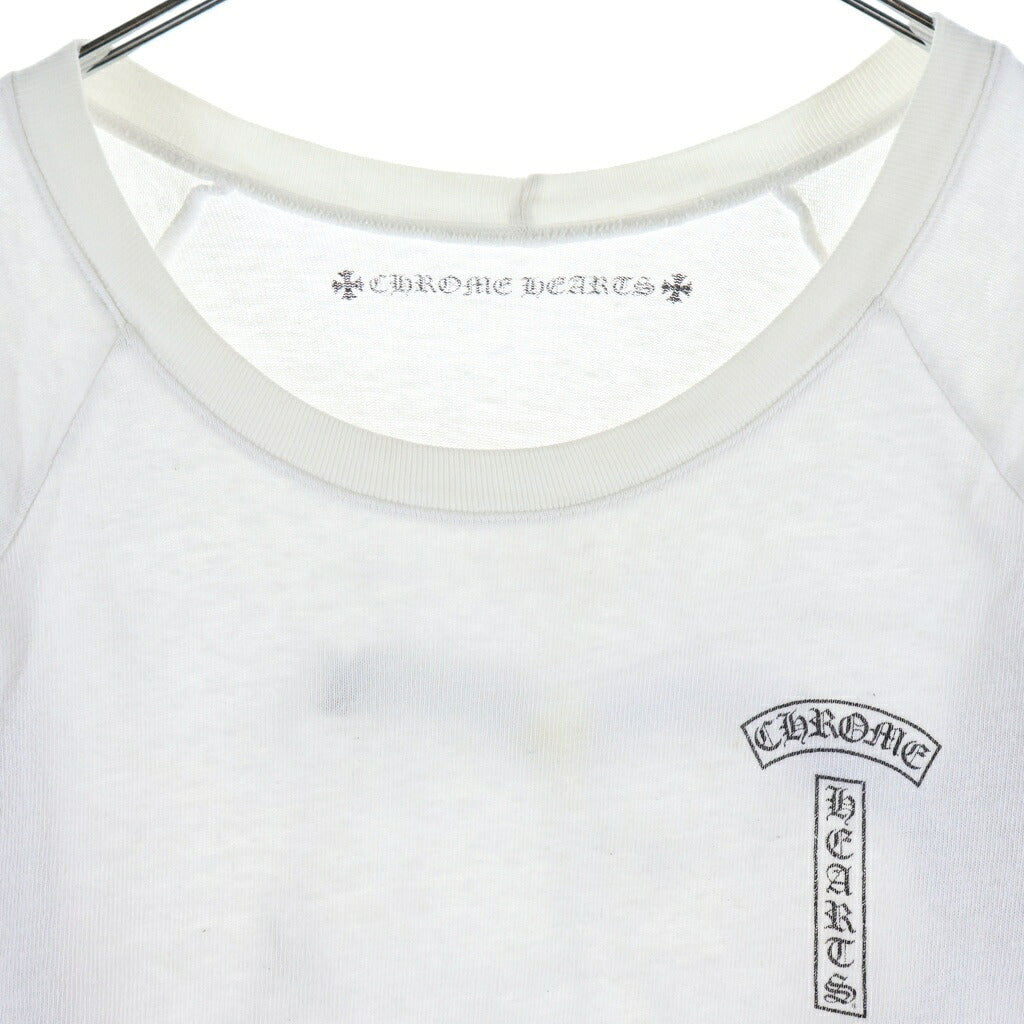 CHROME HEARTS(クロムハーツ) ×MATTY BOY PPO SNOT SPIT TEE マッティボーイ スノットスピット クルーネック長袖Tシャツカットソー ロンT ホワイト
