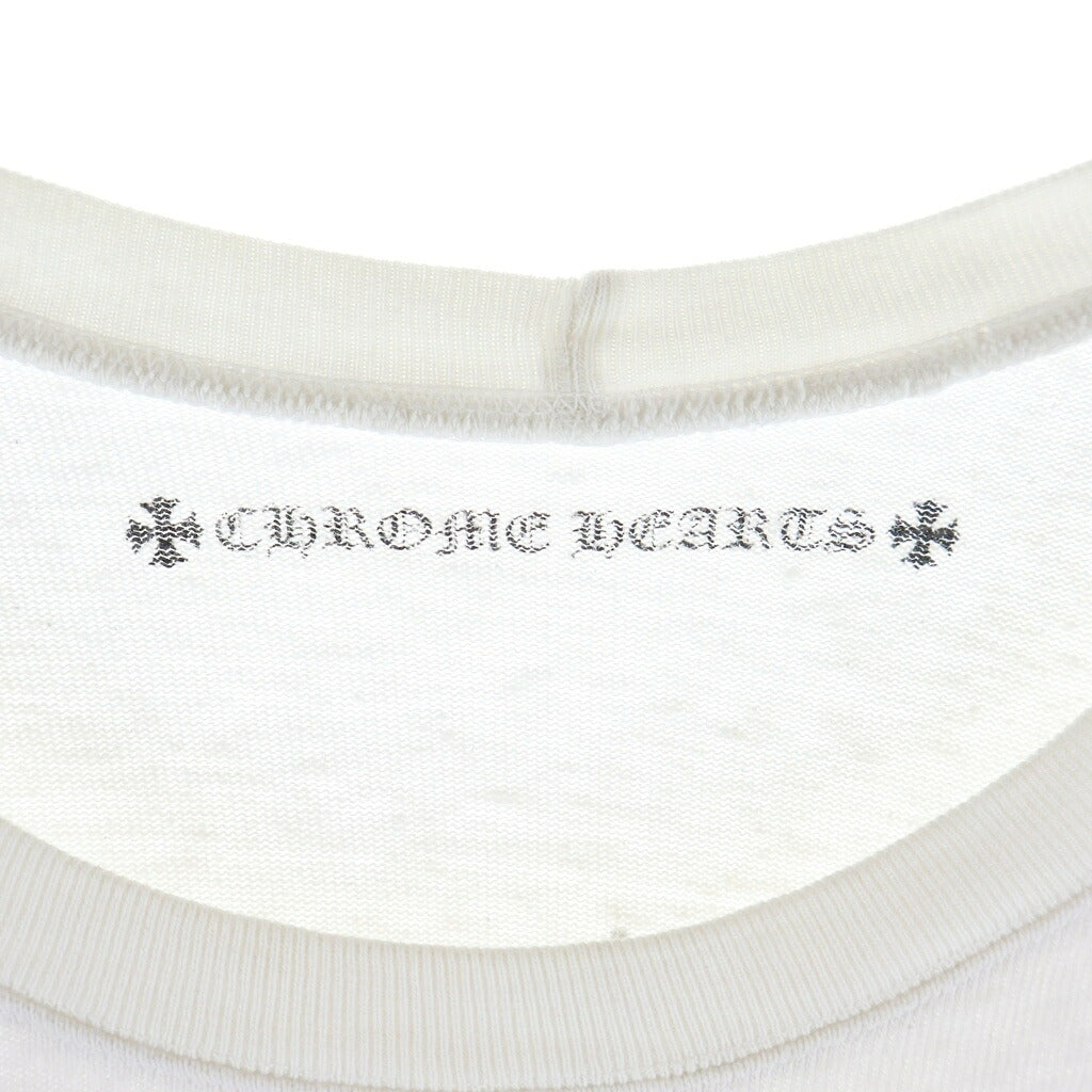 CHROME HEARTS(クロムハーツ) ×MATTY BOY PPO SNOT SPIT TEE マッティボーイ スノットスピット クルーネック長袖Tシャツカットソー ロンT ホワイト