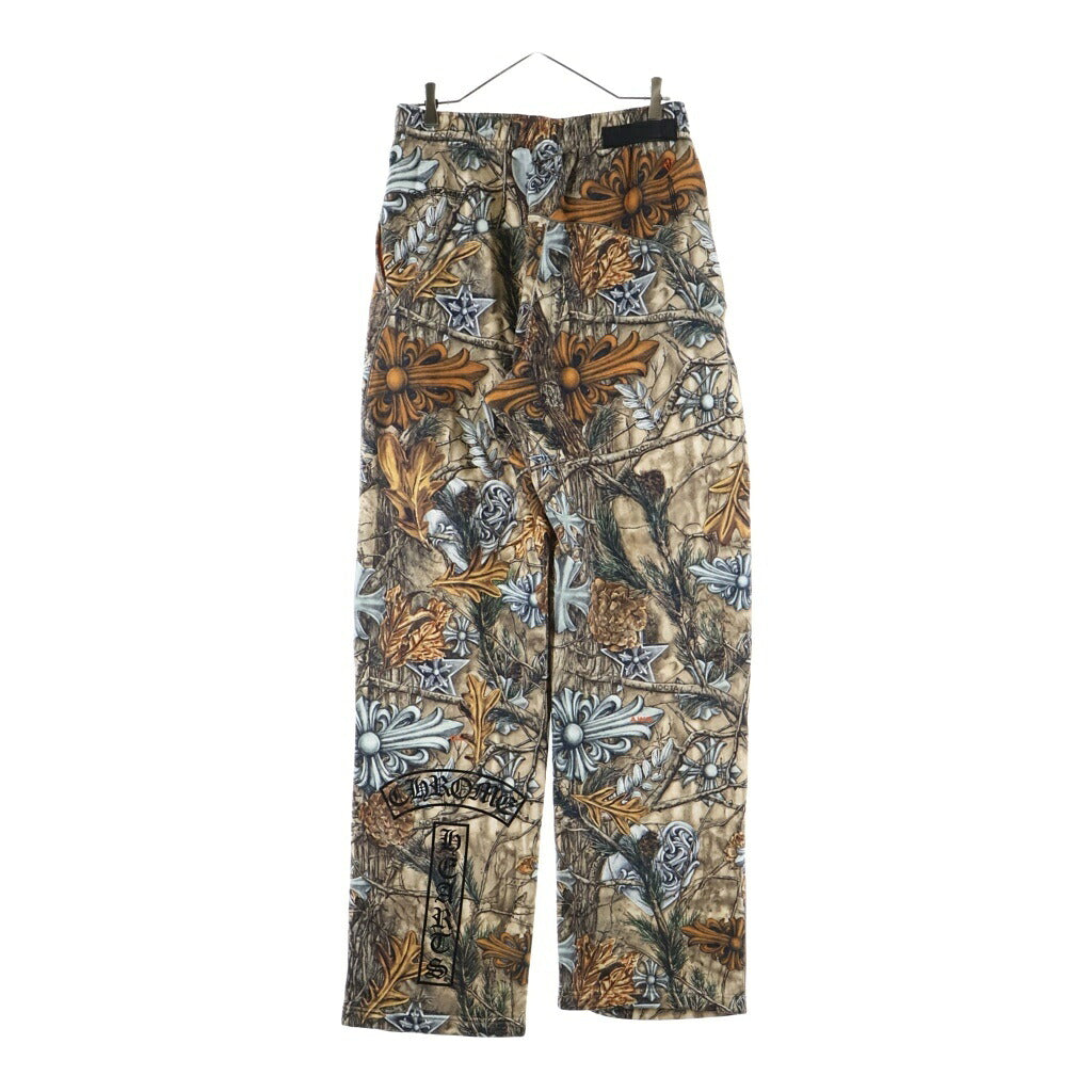 CHROME HEARTS(クロムハーツ) NOCTA PANTS DRAKE ナイキノクタ総柄スウェットロングパンツ ブラウン/ベージュ