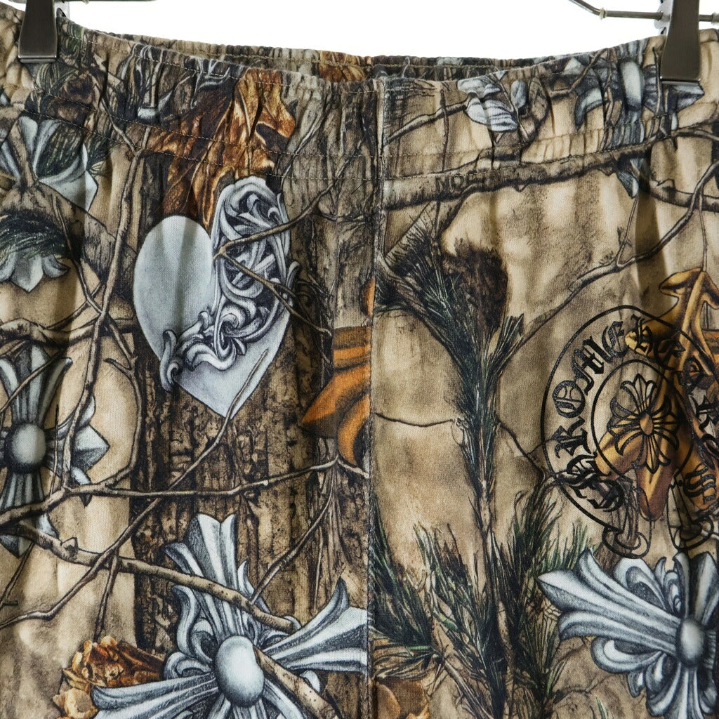 CHROME HEARTS(クロムハーツ) NOCTA PANTS DRAKE ナイキノクタ総柄スウェットロングパンツ ブラウン/ベージュ