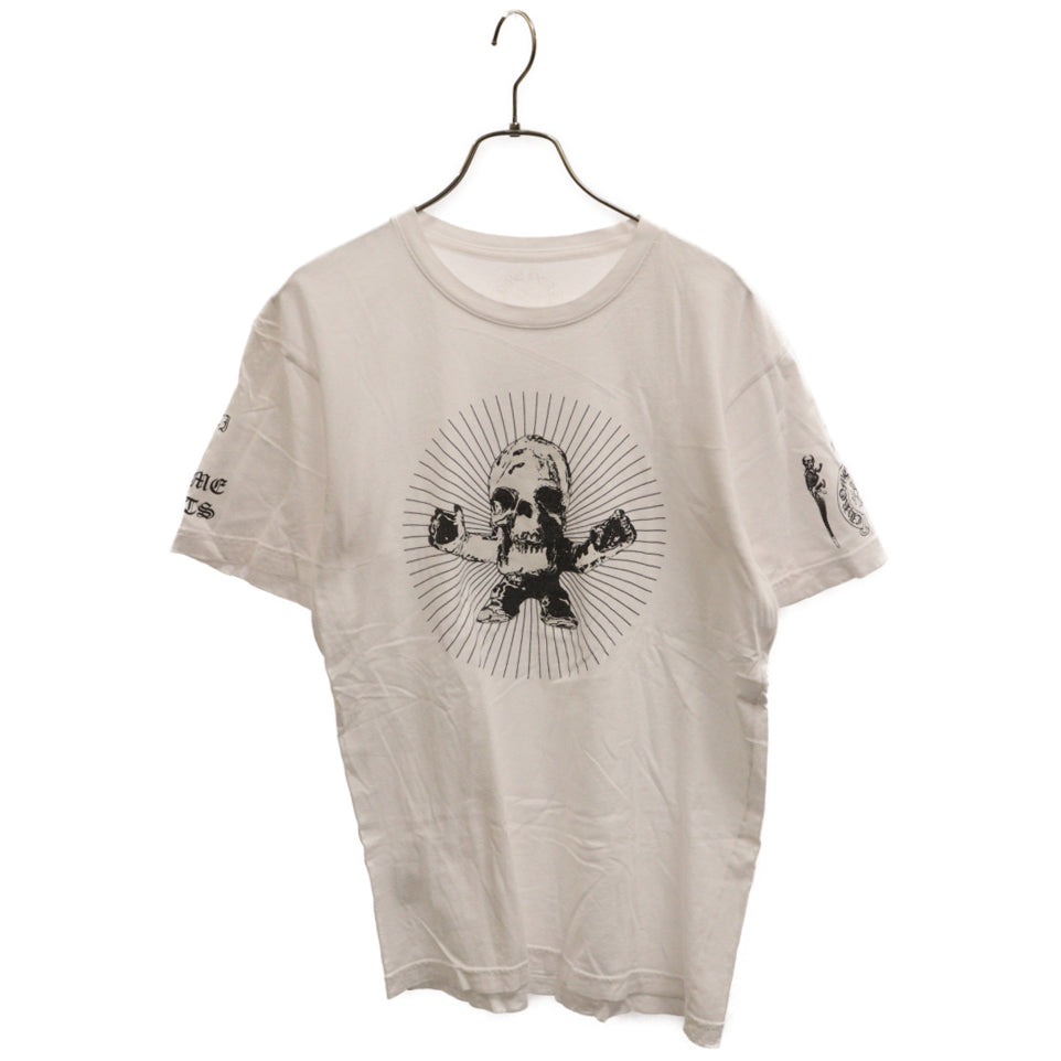 CHROME HEARTS(クロムハーツ) FOTI S/S TEE フォティ フロントロゴプリント 半袖Tシャツ ホワイト