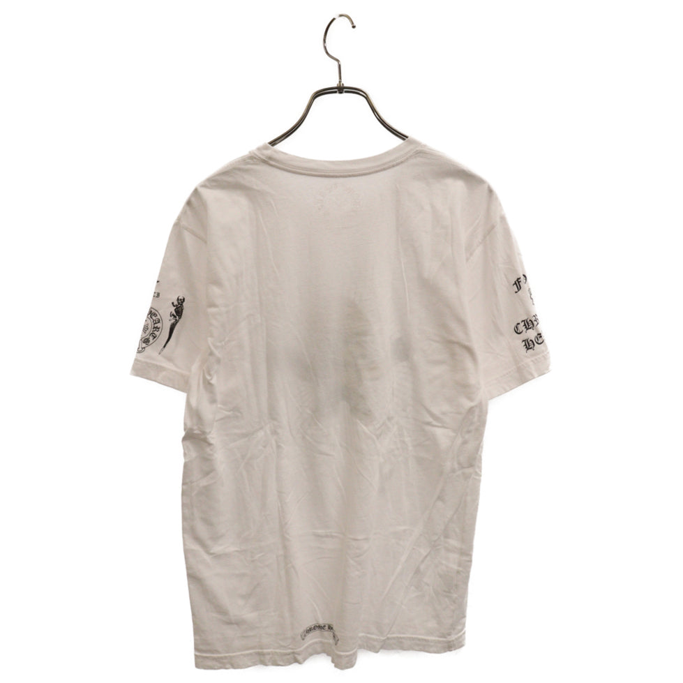 CHROME HEARTS(クロムハーツ) FOTI S/S TEE フォティ フロントロゴプリント 半袖Tシャツ ホワイト