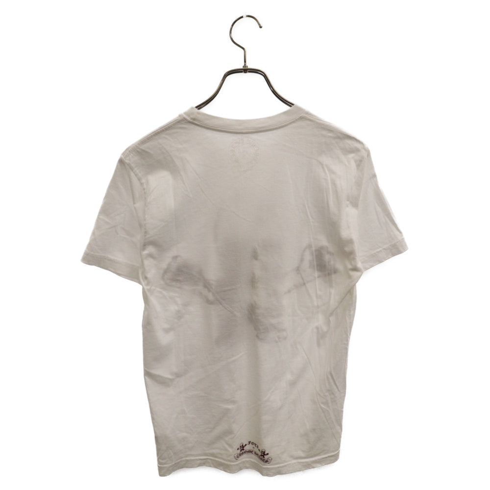 CHROME HEARTS(クロムハーツ) FOTI S/S TEE フォティ フロントロゴプリント 半袖Tシャツ ホワイト