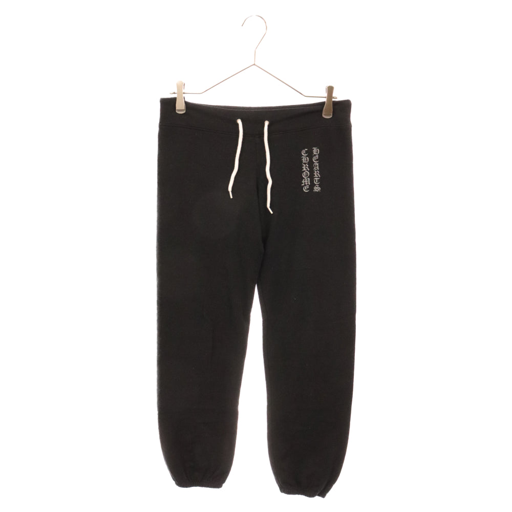 CHROME HEARTS(クロムハーツ) ロゴプリントスウェットパンツ ブラック XS