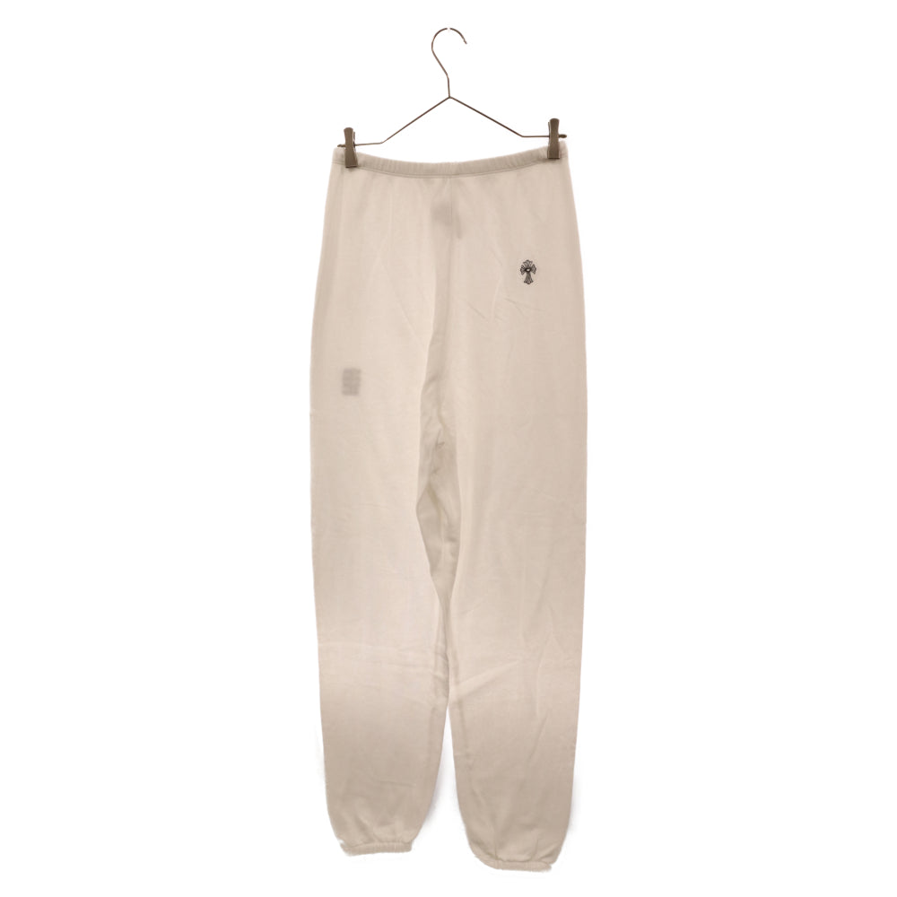 CHROME HEARTS(クロムハーツ) Y NOT Sweat Pants ワイノットスウェットパンツ ロゴ刺繍 ホワイト