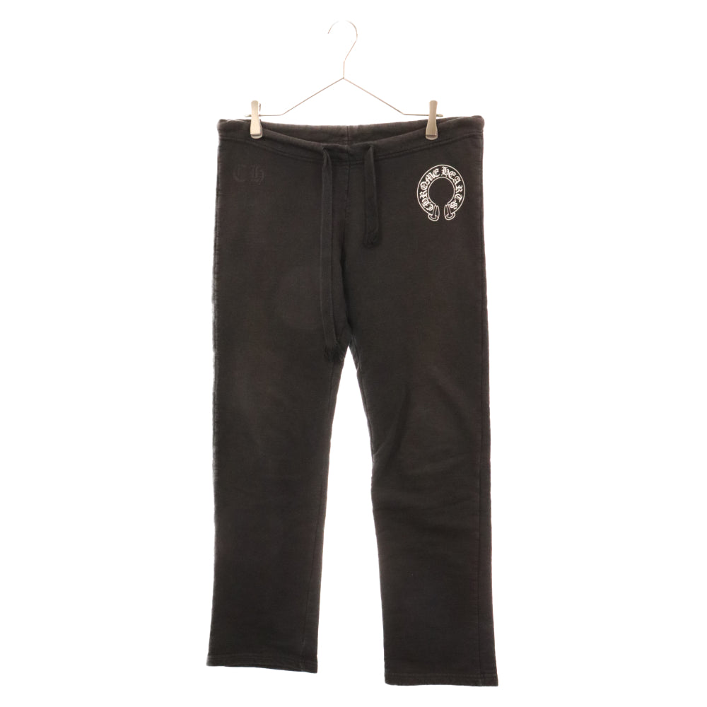 CHROME HEARTS(クロムハーツ) Sweatpants ホースシュープリント スウェットパンツ ブラック