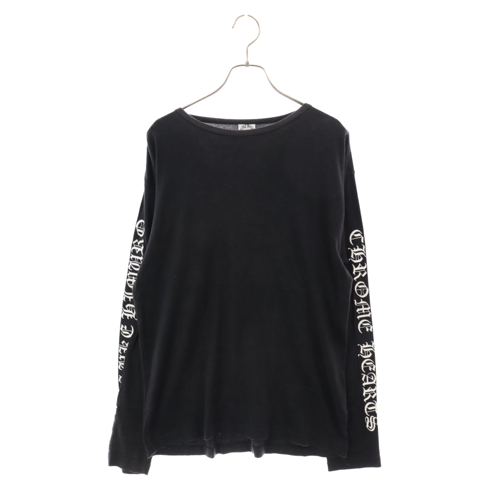 CHROME HEARTS(クロムハーツ) KYOSUKE HIMURO L/S Tee 氷室京介ロゴプリント ロングスリーブTシャツ 長袖カットソー ロンT ブラック
