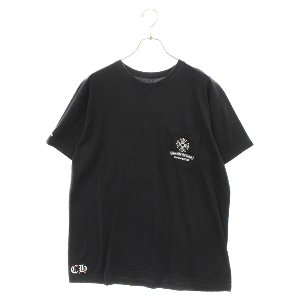 CHROME HEARTS(クロムハーツ) Honolulu Back CH Plus Tee ホノルルバックCHプラス半袖Tシャツ ブラック