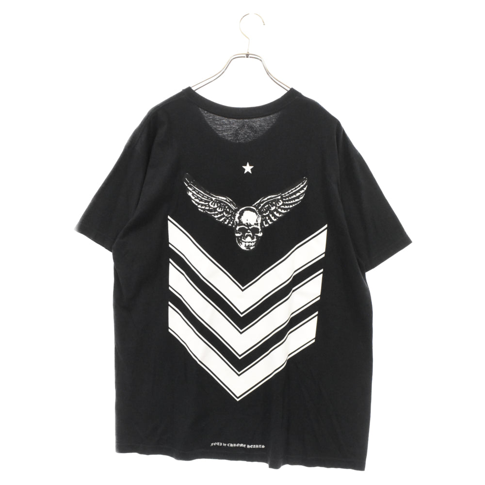 CHROME HEARTS(クロムハーツ) FOTI COLL TEE フォティ半袖Tシャツ ブラック
