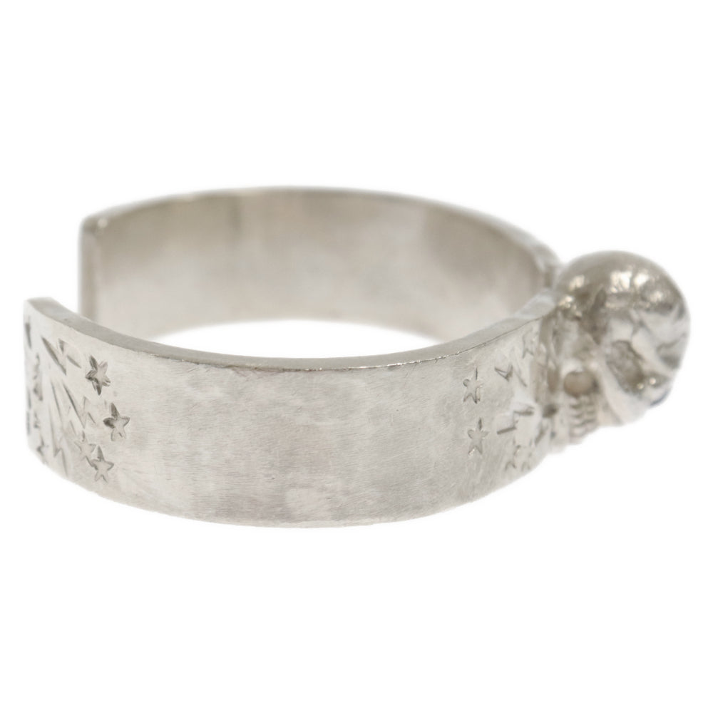 STOP LIGHT(ストップライト) SKULL BANGLE アメジストカスタム スカルバングル シルバー