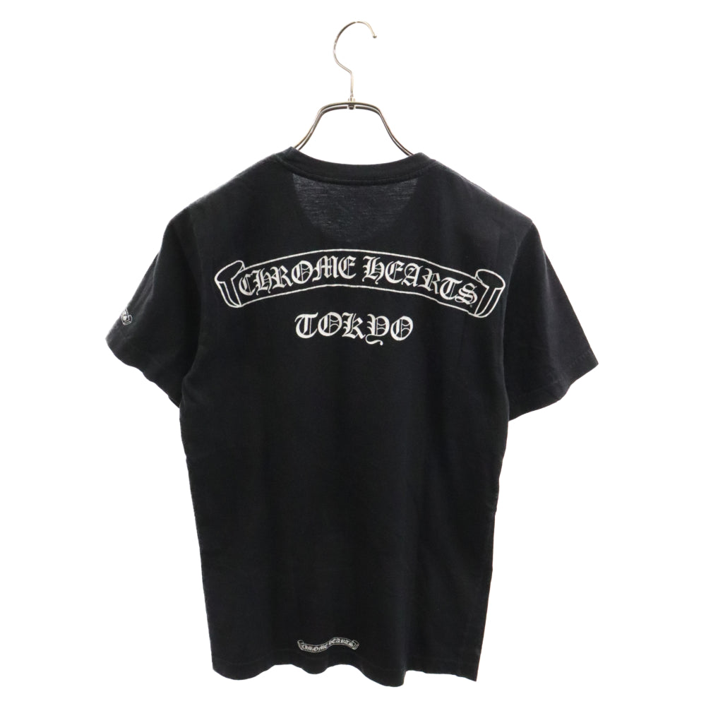 CHROME HEARTS(クロムハーツ) CH T-SHRT LTD 東京限定バックプリント半袖Tシャツ ブラック