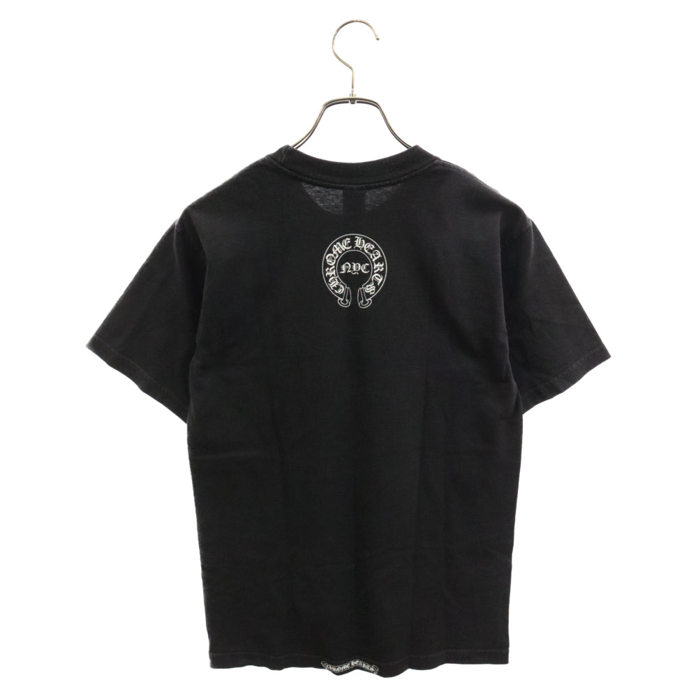 CHROME HEARTS(クロムハーツ) NEW YORK BS S/S TEE ニューヨーク限定 BSフレア プリント半袖Tシャツ ブラック