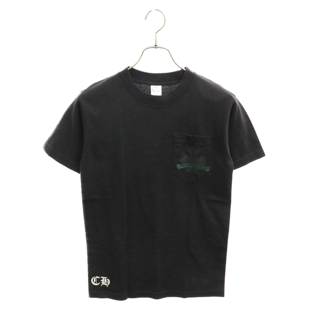 CHROME HEARTS(クロムハーツ) Horseshoe Tee バック ホースシューロゴ 半袖Tシャツ ブラック